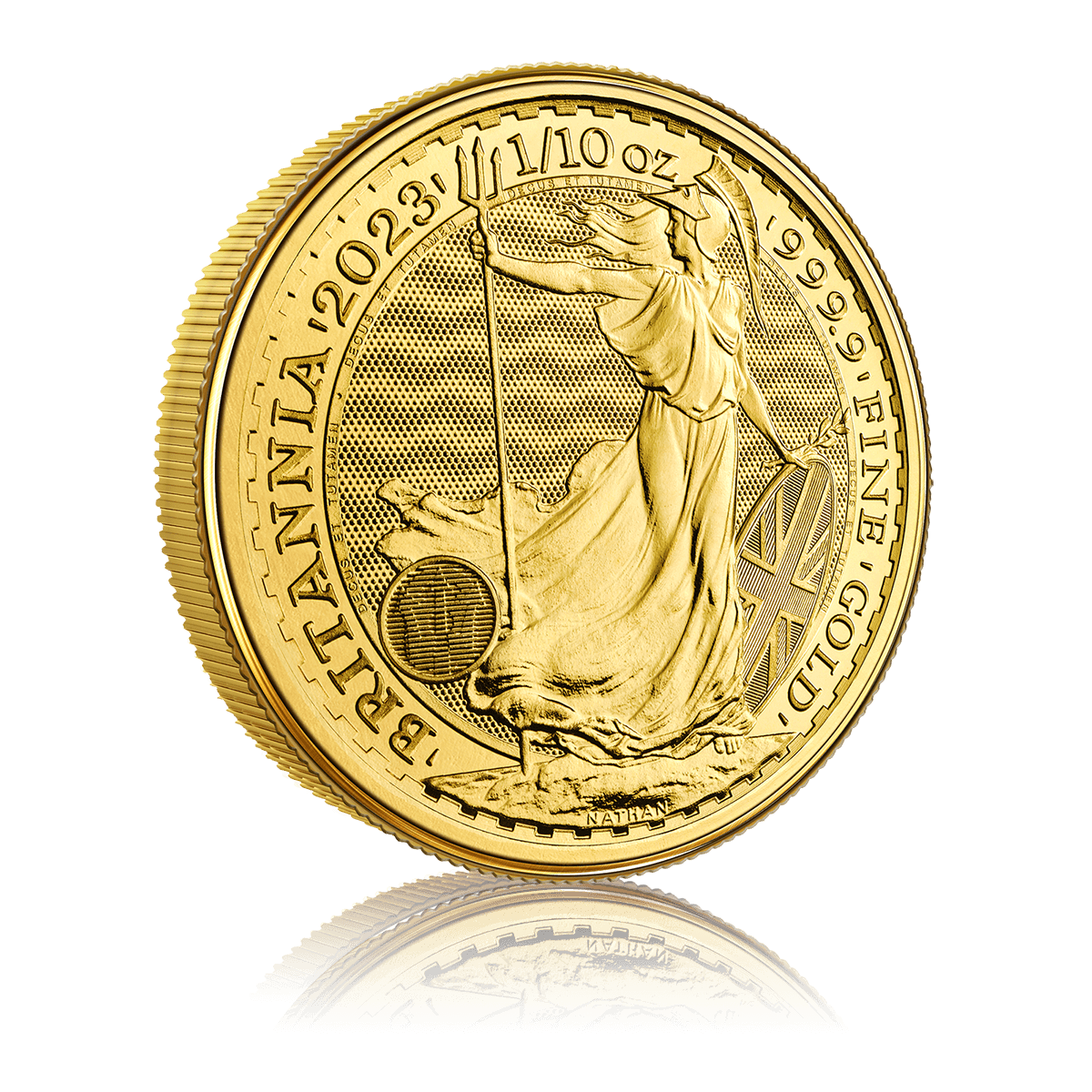 1/10 oz Gold Royal Mint Britannia King Charles (2023) 4